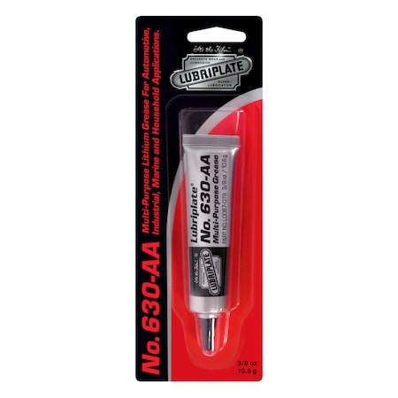 Lubriplate 630-Aa, 36 3/8 Oz Tubes, White Lithium Nlgi No. 1 General Purpose Grease, PK36 L0067-079